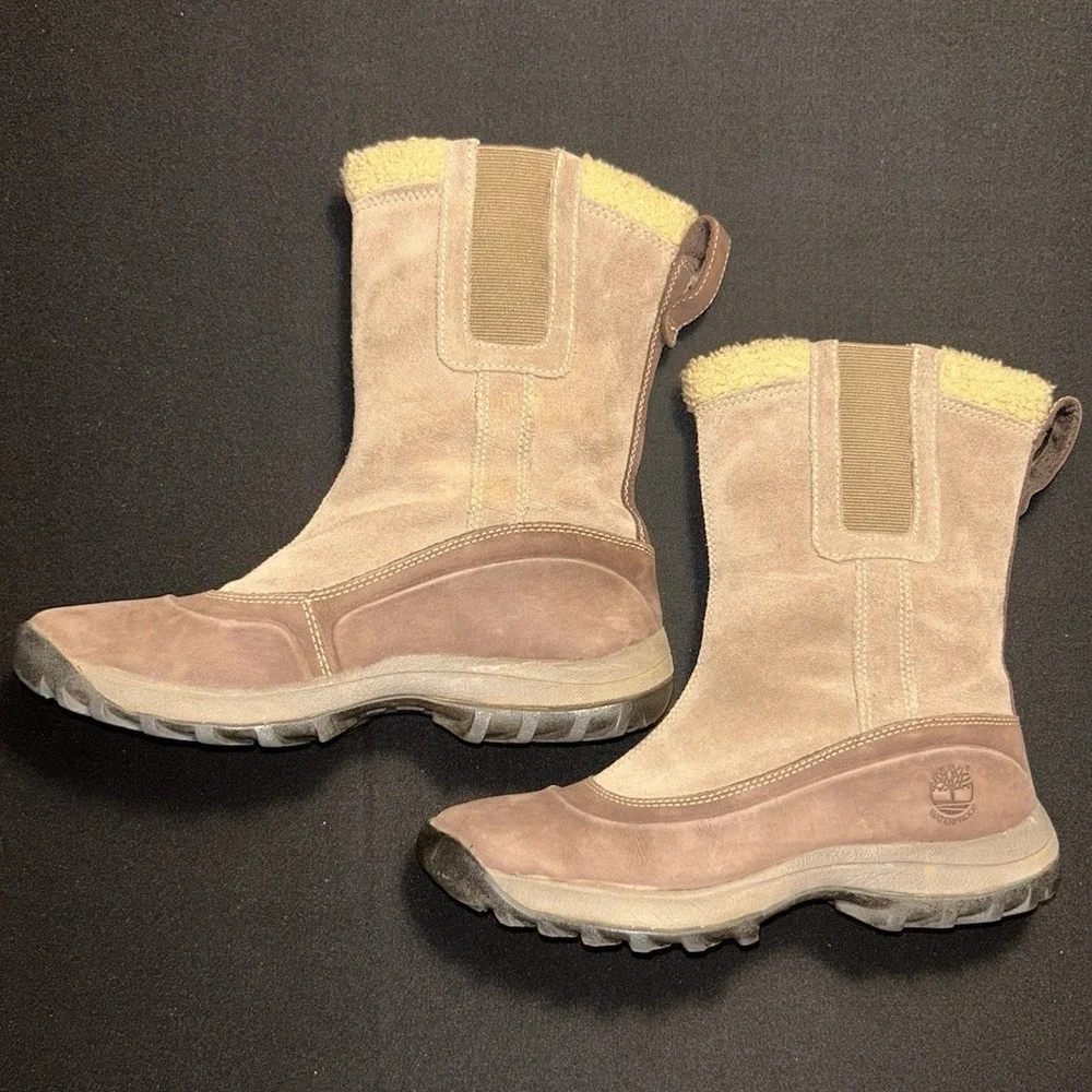 Timberland Canard Resort Womens Winter Snow Boots Suede Leather Water Proof 7.5